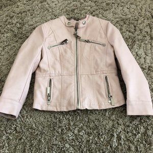 Jou Jou pink motorcycle jacket  size 4